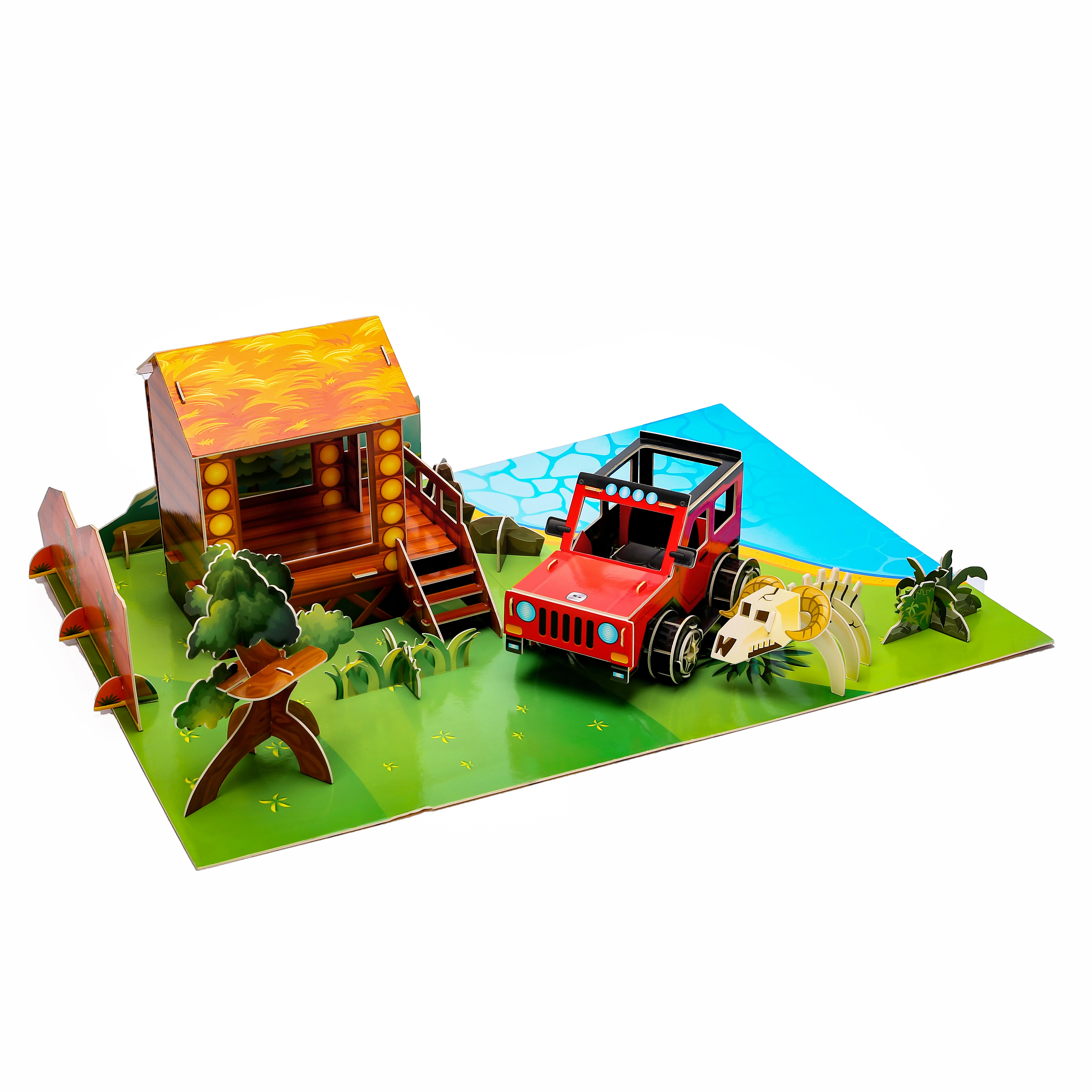 Factory Direct Sale 3D Puzzle Custom Paper Jigsaw Diy Toy Stadium 3d Puzzle
