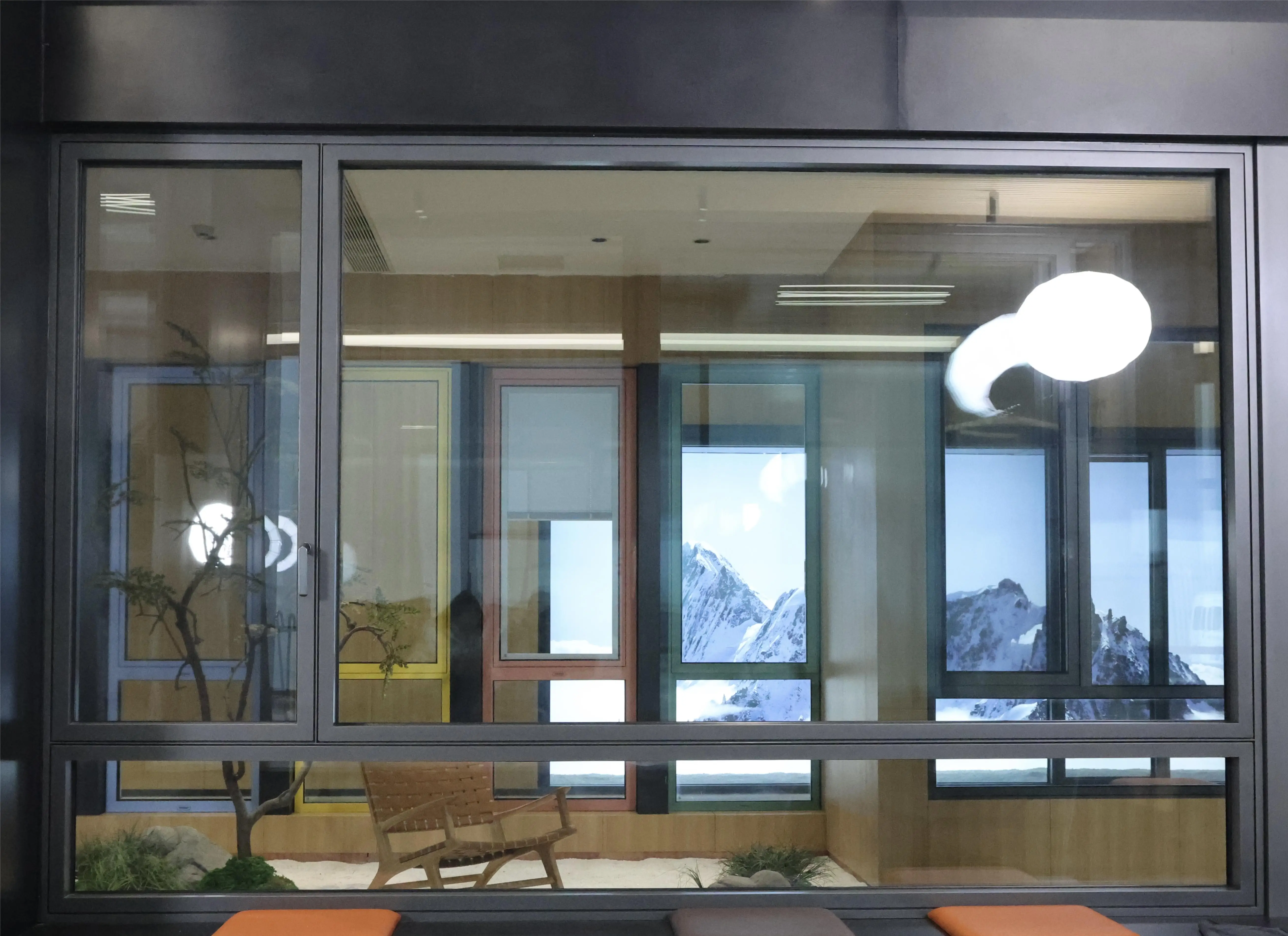 luxury tilt-turn smart window double glazed thermal break aluminum windows for house