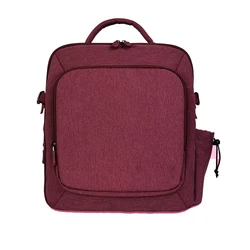 Многофункциональная уличная сумка для мам из полиэстера, сумка для детских подгузников, вместительный рюкзак для мам, сумки OEM, индивидуальный Органайзер с подогревателем для бутылок