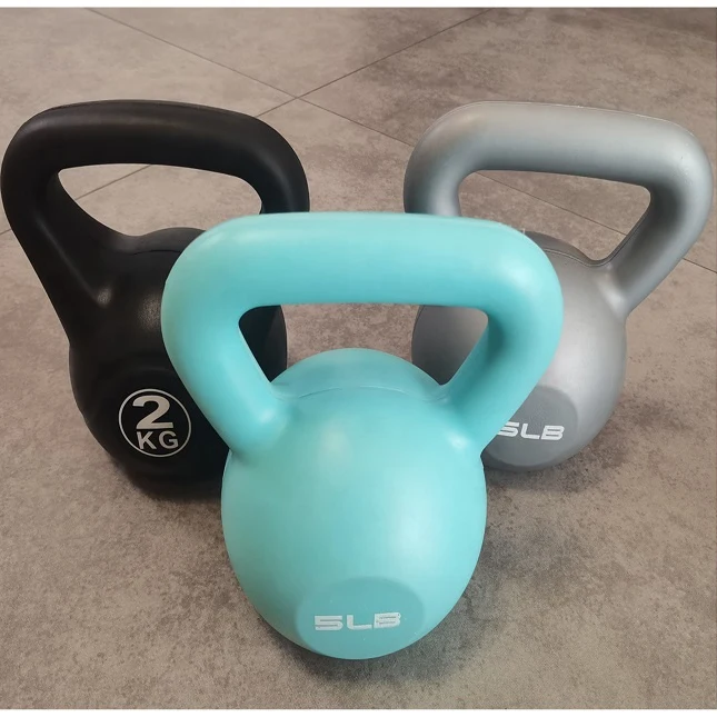 Chinese Manufacturer Supply Yoga Gym PVC Double Ears Water Filled Kettlebells