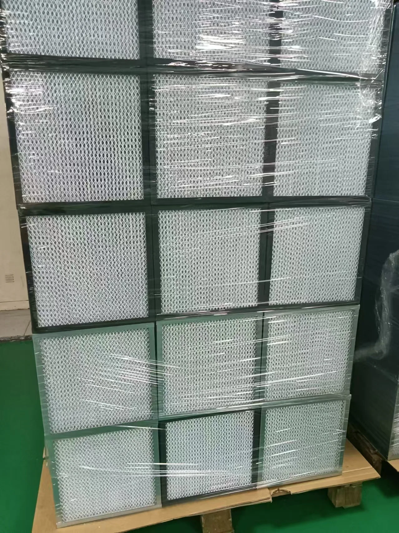 Hepa filter mini pleats Fiberglass Galvanized Steel Frame H13  H14 Air Ventilation