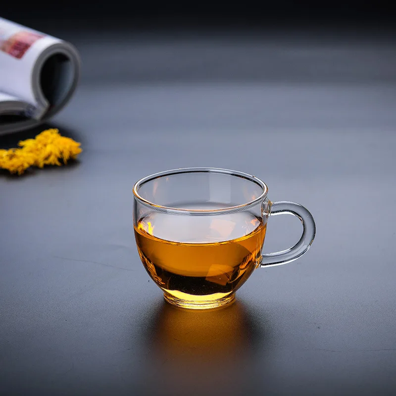 
Eco-friendly glass tumbler custom logo tea mug glass cups 