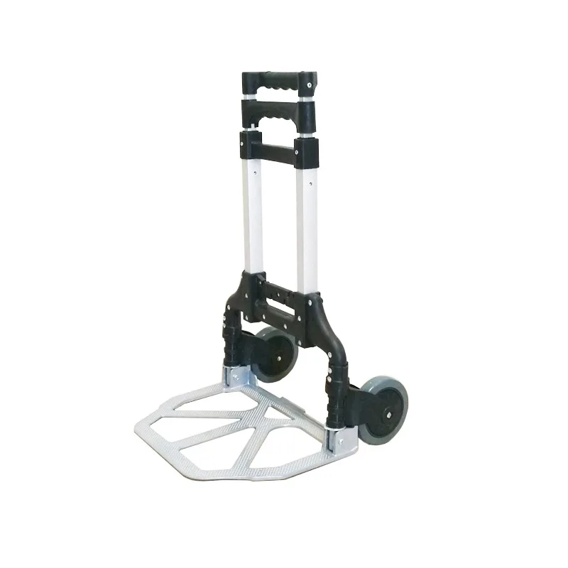 Fashion cheap collapsible wheeled portable folding shopping trolleys