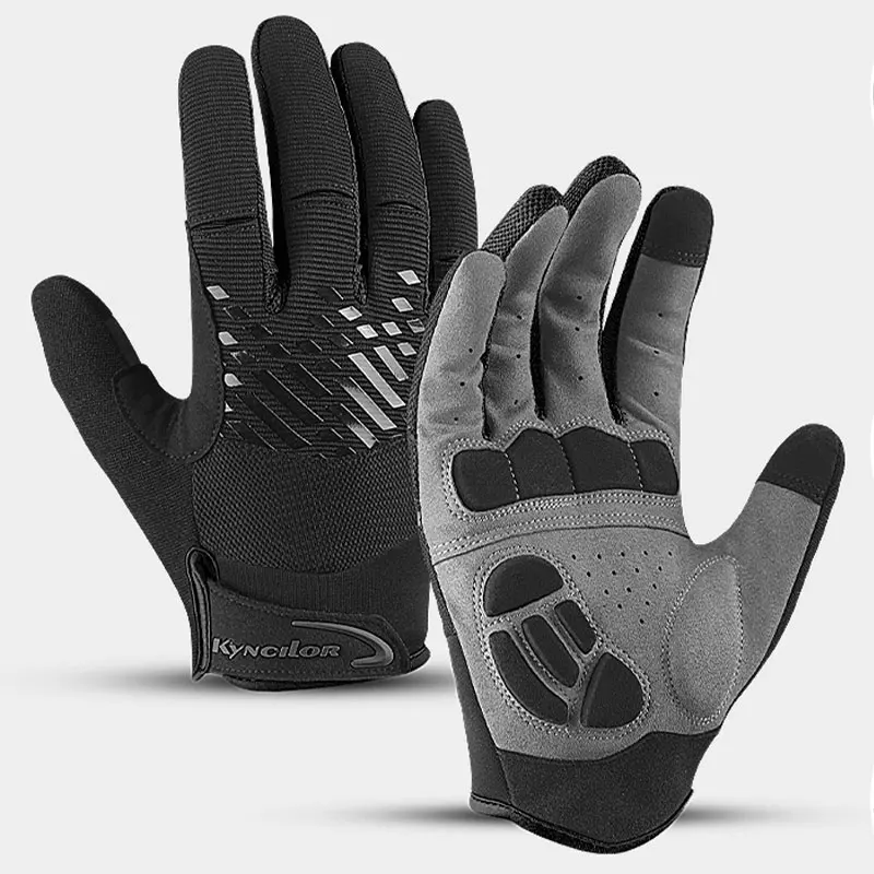 Wholesale 2022 road cycling glove gel full finger custom unisex winter MTB bike riding gloves