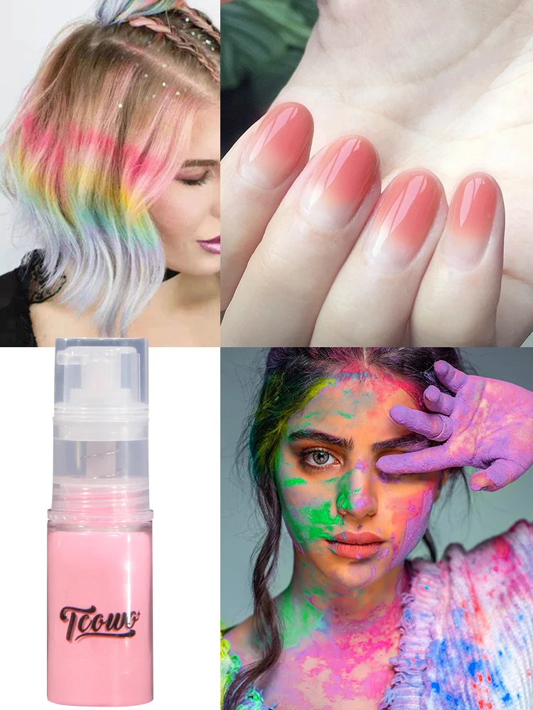 Good Quality Shiny Neon Powder For Body Spray Macaron Color Shimmer Glitter Body Mist for Nightclub Party