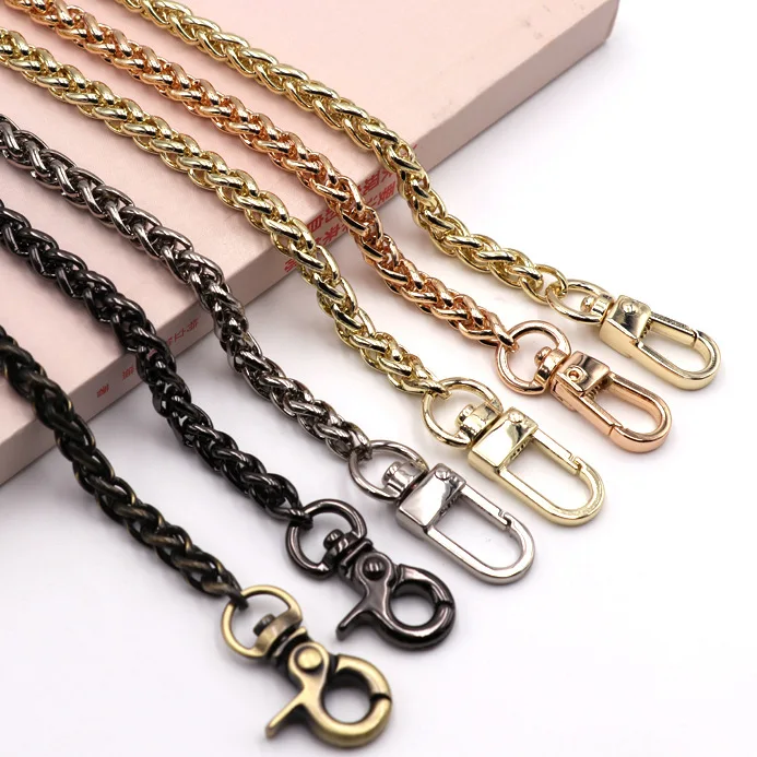 100cm 110cm 120cm Colorful Bag Accessories Twist Crossbody Shoulder Strap Decompression Iron Lantern Chain