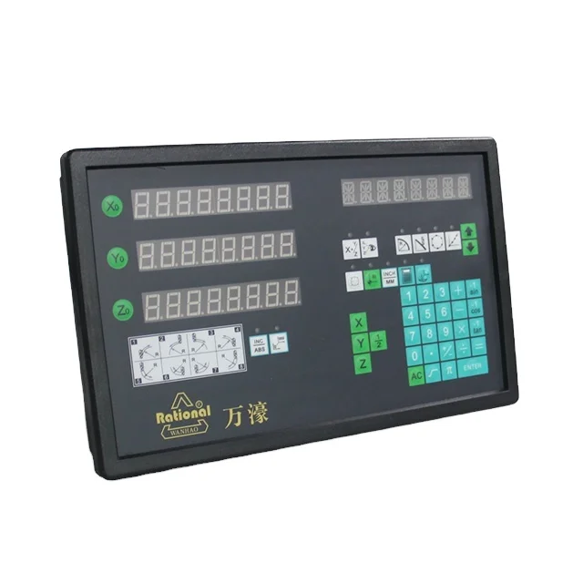 Rational LCD 2/3/4/5 Axis DigitaL Readout Dro with Linear Scale DRO for Milling Machine Lathe Machine
