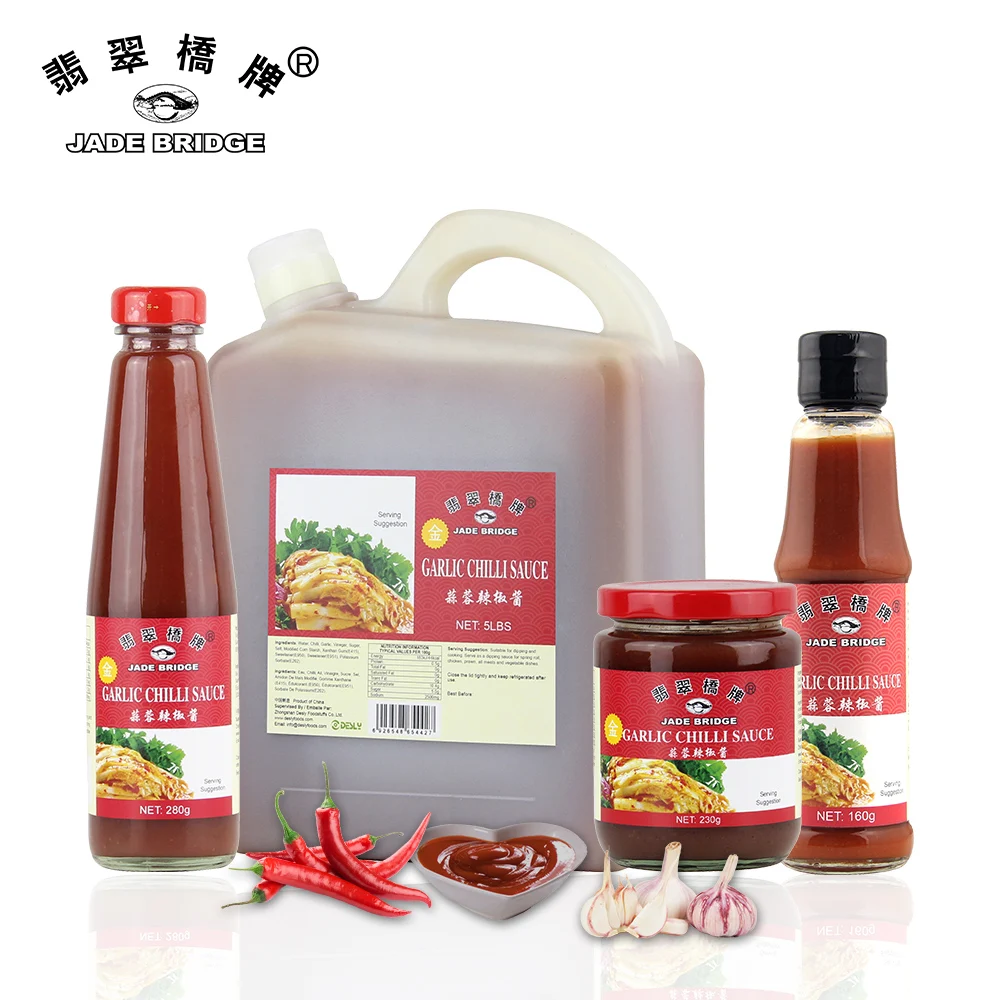 Китайский завод Haccp тайский красный чили Горячая паста нефритовый мост 500 г сладкий соус для супермаркета