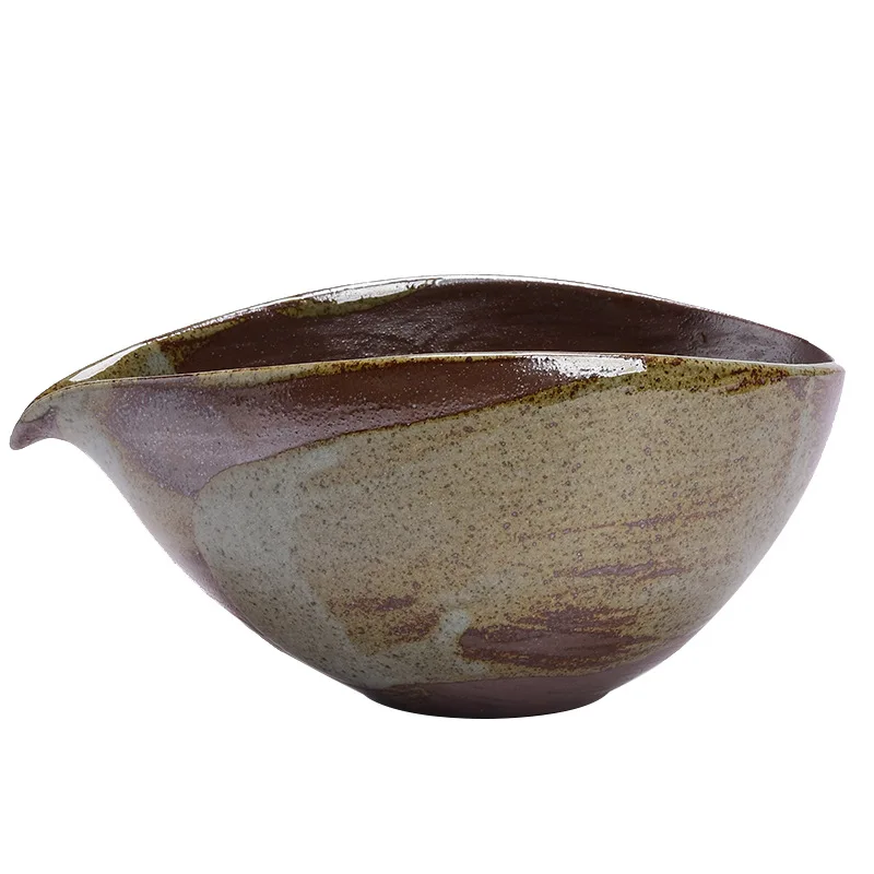 Yiye Qingzhou Male Cup Japanese Handmade Retro Stoneware Powder Fair Cup Even Cup Tea Set Cut Water Neat Ceramic Matcha Bowl