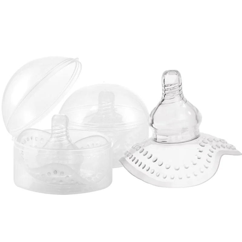 Silicone Nipple Protectors with box Feeding Mothers Nipple Shields Protection Cover Breastfeeding Silicone Breast Pad