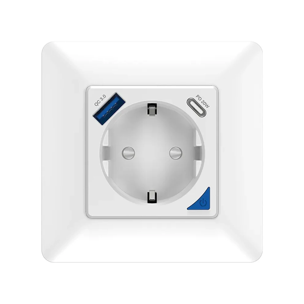 Смарт-розетка USB Type-C, Wi-Fi, 20 Вт