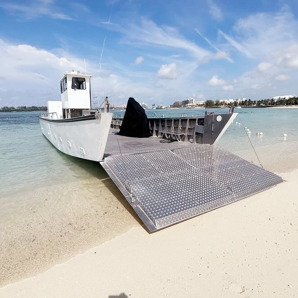 Aluminum 50ft  15m Landing Craft Cargo Ship Barge Boat