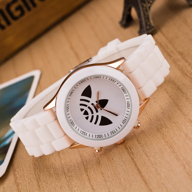 Luxury Brand Women Colorful Silicone Jelly Quartz Watch Men Casual Sports Wristwatch Ladies Fashion