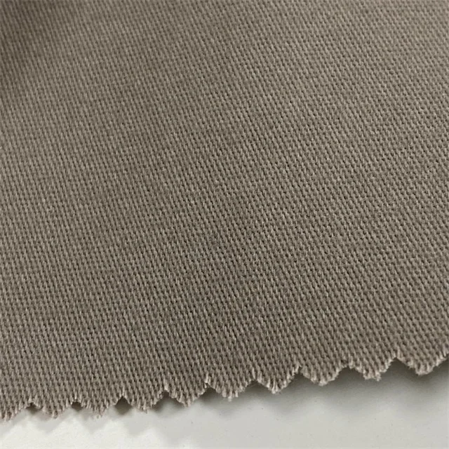 
98%cotton 2%spandex reactive solid woven organic cotton twill fabric 