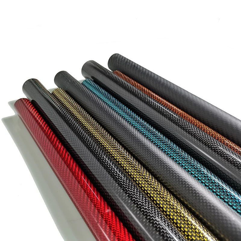 Customized Aramid Fiber Tube  Fibra De Carbone 3k Carbon Fiber Tube 20mm 30mm 40mm 50mm