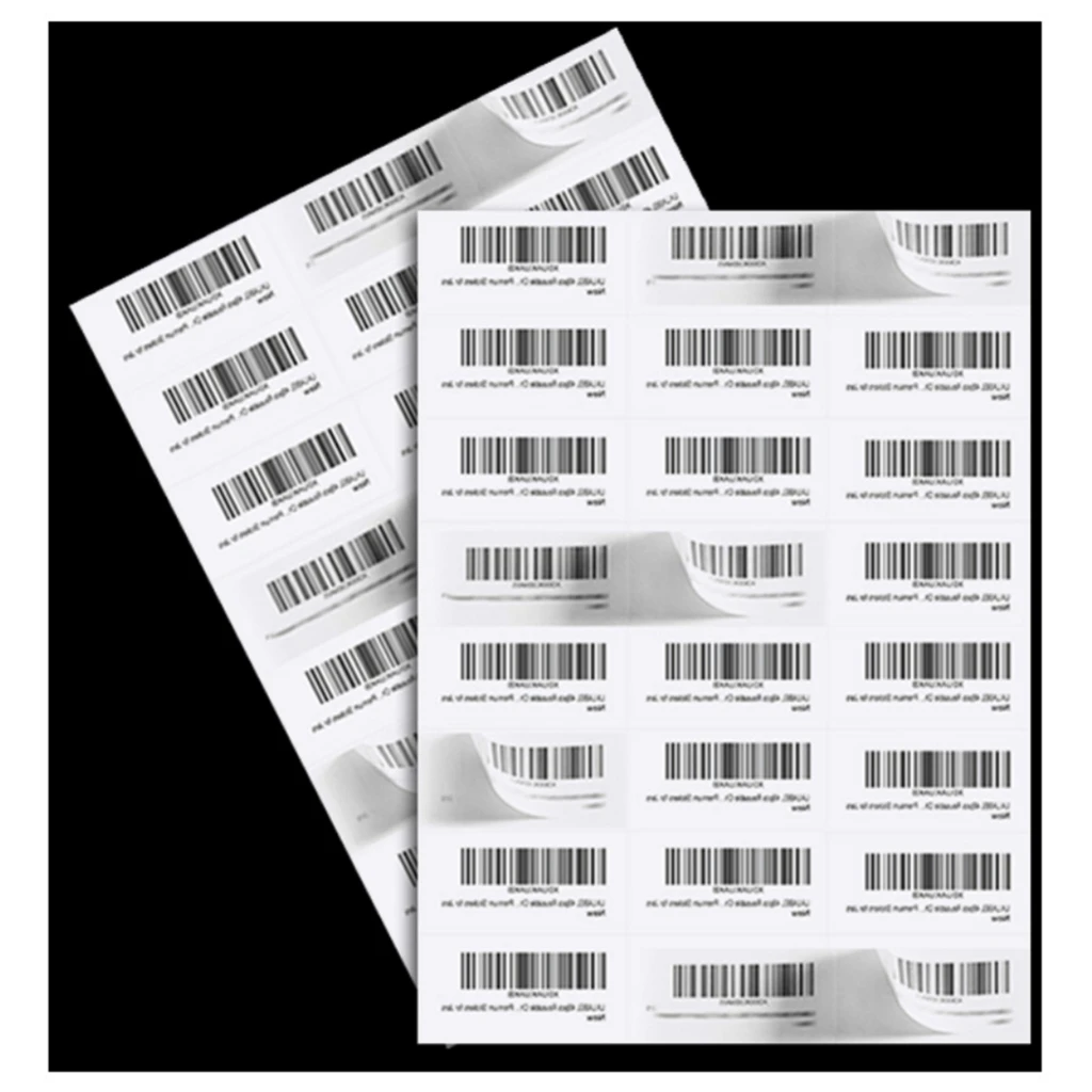 Custom Product Label Waterproof Scratch Resistant Serial Number Sticker Sequential Label