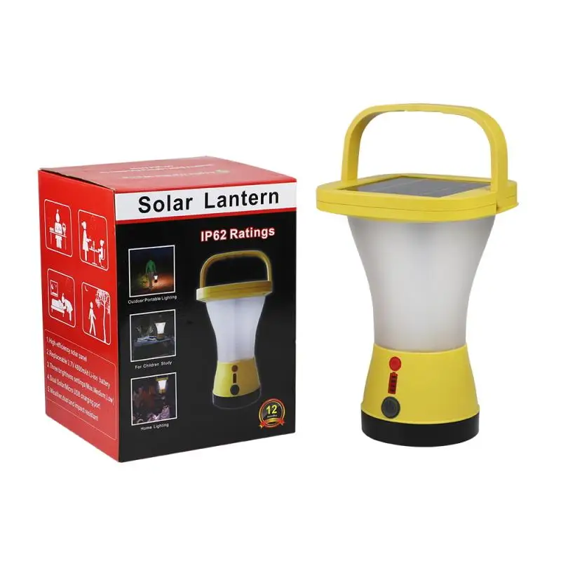 Passed LG Certification Original Factory Supplying Solar Lantern for Camping or Home Use LED Lighting Top Quality 10-12 Hours 2W