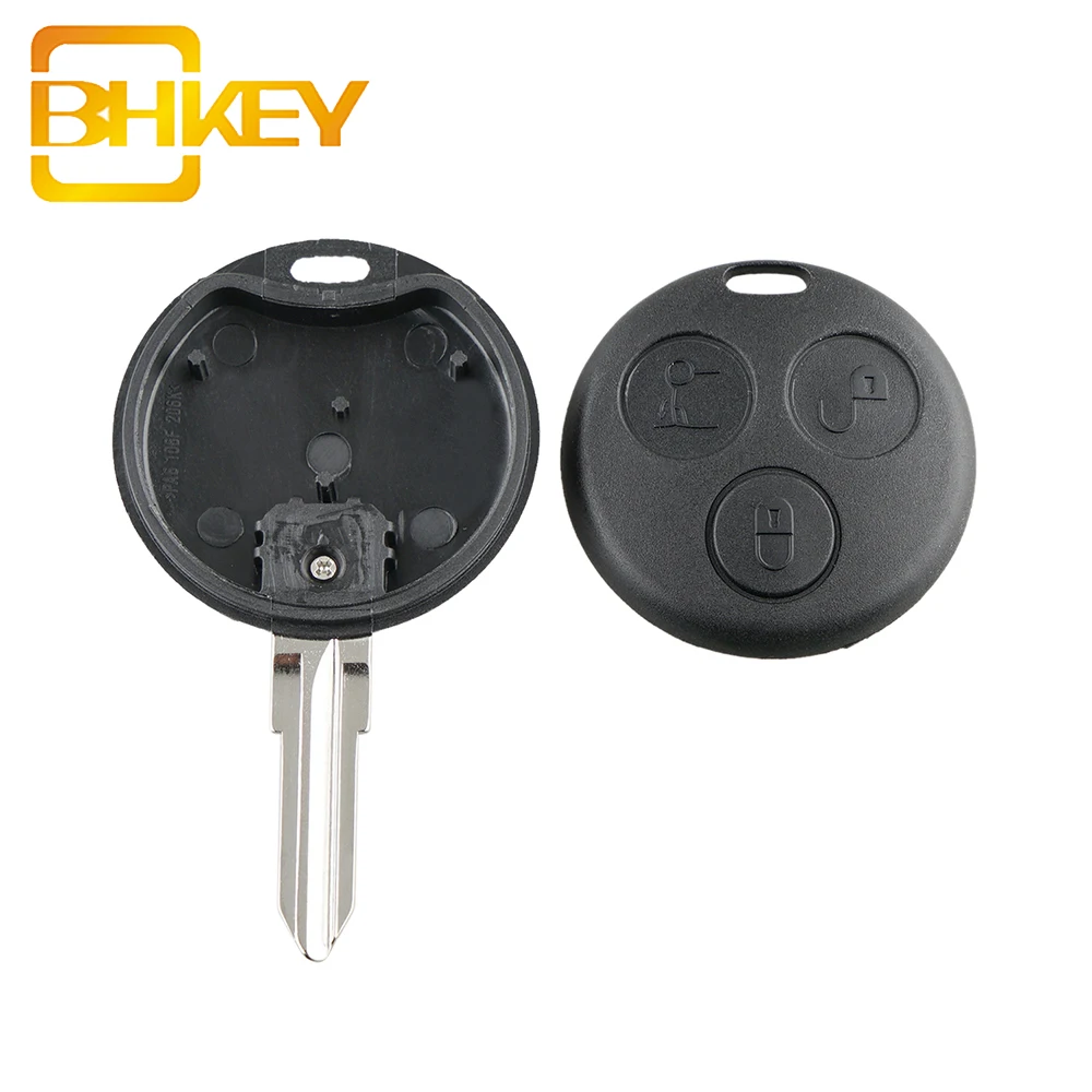 Чехол для автомобильного ключа Mercedes Benz Smart Fortwo Forfour Key City Roadster с 3 кнопками