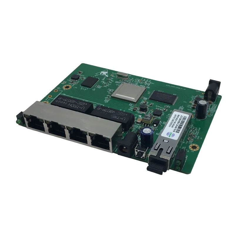  FTTX FTTB 4 LAN PoE порт GEPON MDU ONT 10/100/1000 Мбит/с IEEE802.3af/at GPON ONU для IP-Камеры