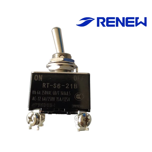 RT-S6-21B DPST ВКЛ-ВЫКЛ микро мини металлический переключатель с сертификатом CCC