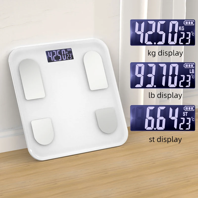 Good Price Personal Household Weight Balance Scale Tempered Glass Scale Bluetooth Smart Weight Digital Body Fat Scale
