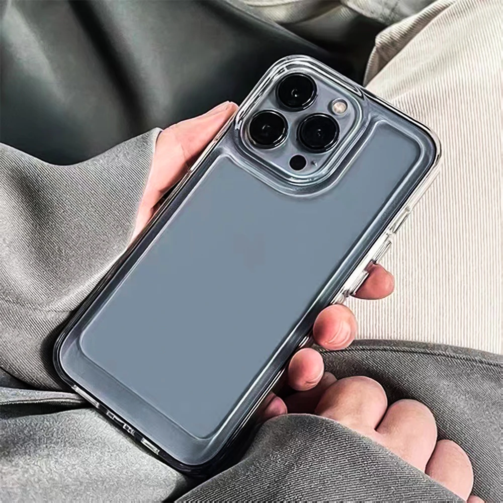 Shockproof High Clear TPU Space Phone Case For iPhone 13 pro max