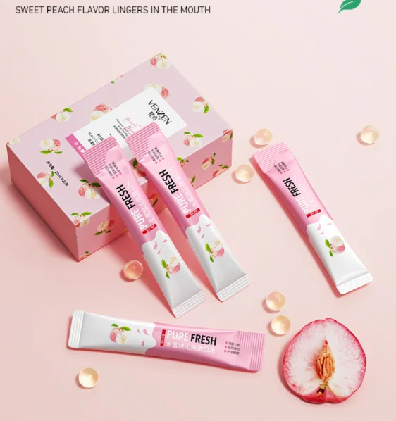 fruit flavour Mint refreshing fresh oral care teeth cleaning care disposable mouthwash portable mouthwash