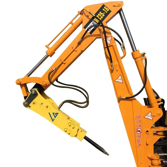 mini side type hydraulic jack hammer for 3 tons excavators