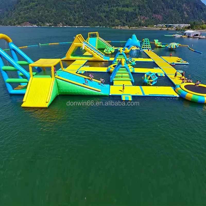 Large Water Play Equipment Park Inflatable For Sale Big Inflatable Aqua Park For Children And Adults