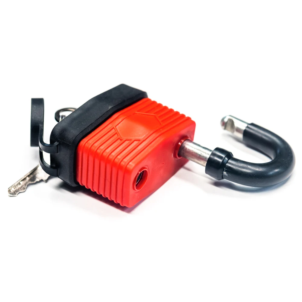 30mm waterproof lock copper lock core Lock Short Shackle Iron Padlock  Covered Waterproof padlock