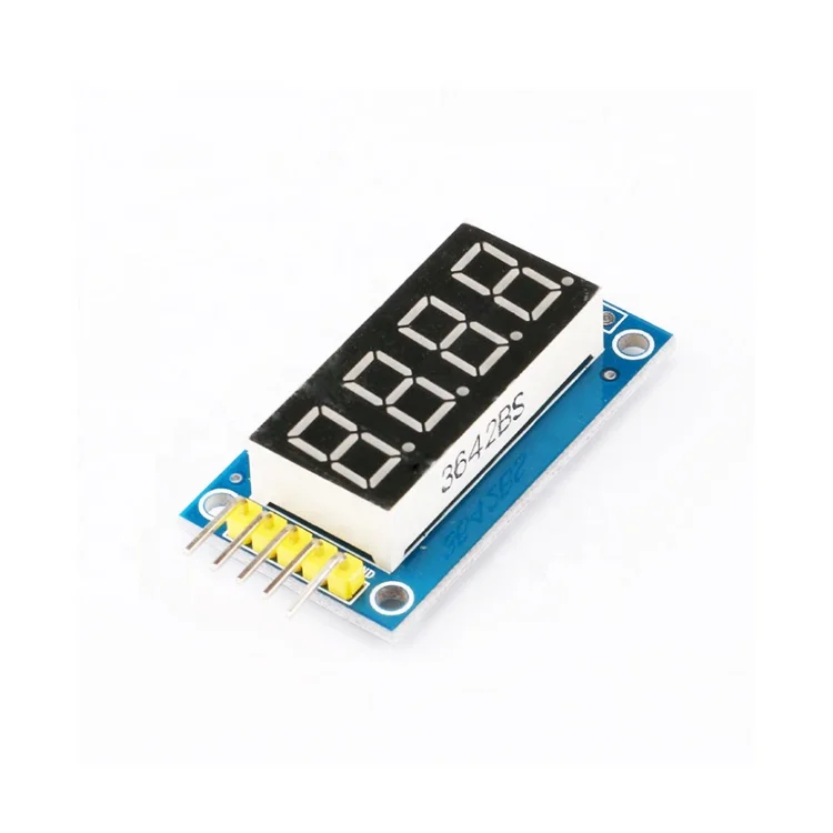 New & Original 4 Bits 0.36 Inch Clock RED Anode Digital Tube LED Display Module Board Four Serial Driver Board Pack TM1637