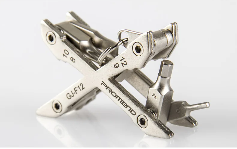 Promend Bike X Repair Multi-function Tool Combination Bike Tool F12 Hex Wrench 1 2 2.5 3 4 5 8mm T25 Slotted Bike Repair Screw