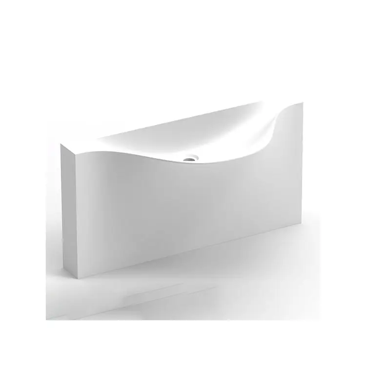 Durable Designer Art Wall Mounted Floor Standing Washbasin Modern Bathroom Sink Wall Mounted Sink Bathroom