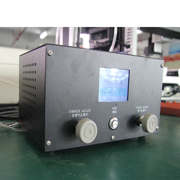 Hot Sale GREEN Automatic Glue Spraying Line Dispenser Machine with Motion Control Card+PLC