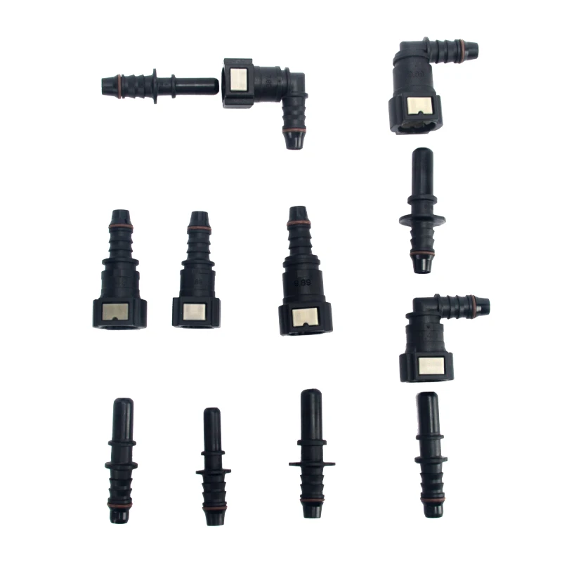 New Arrival 1 Set 7.89 9.49 9.89mm Auto Car Fuel Line Hose Coupler Quick Release Connect Connector Kit