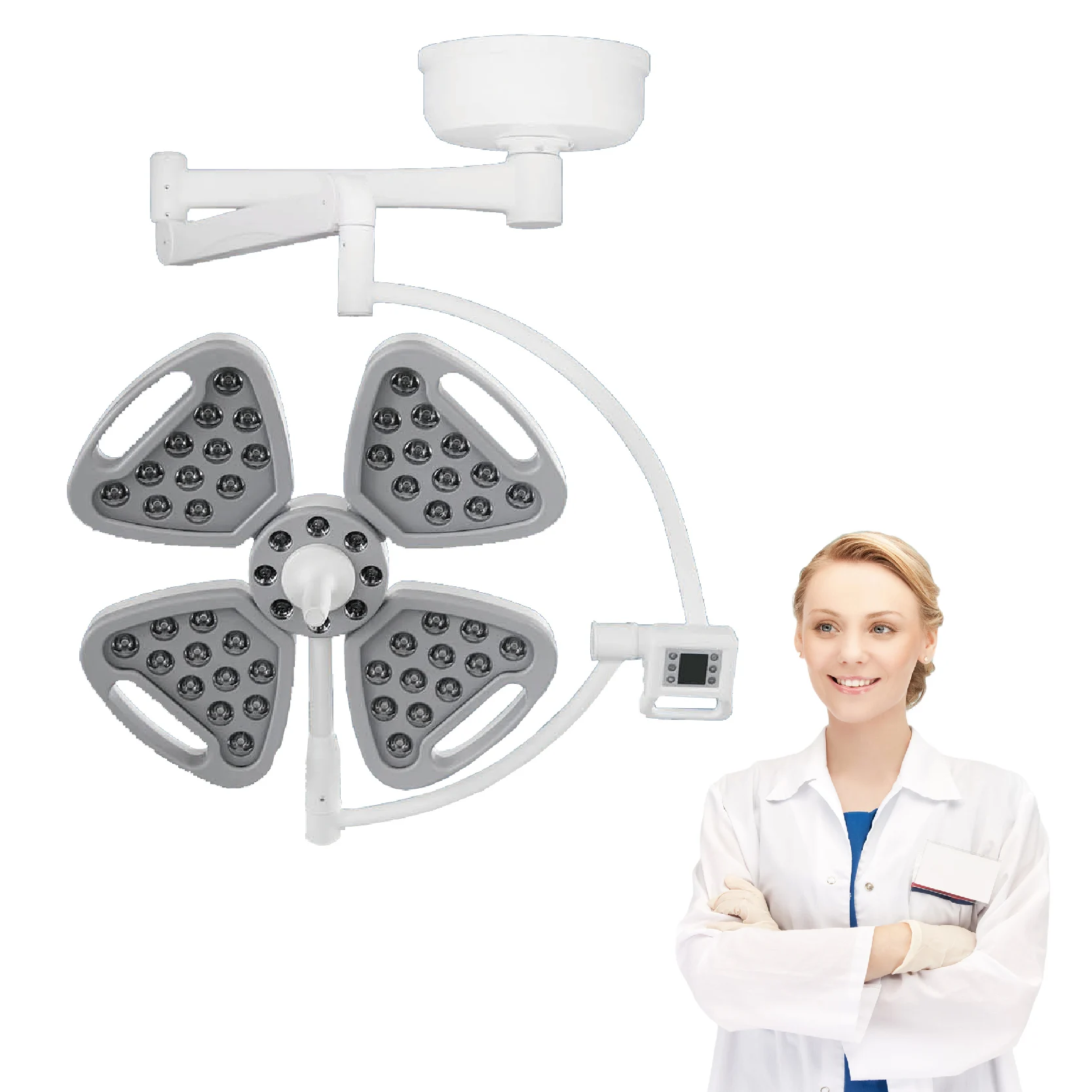 HLED-700 Wholesale Distributor Cold Light Operating Lamp Mobile LED Shadowless Surgical Light