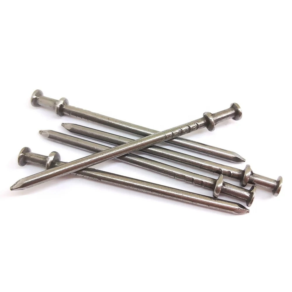 
China Factory Polish Galvanized Two Double Head Wire Duplex Nail 