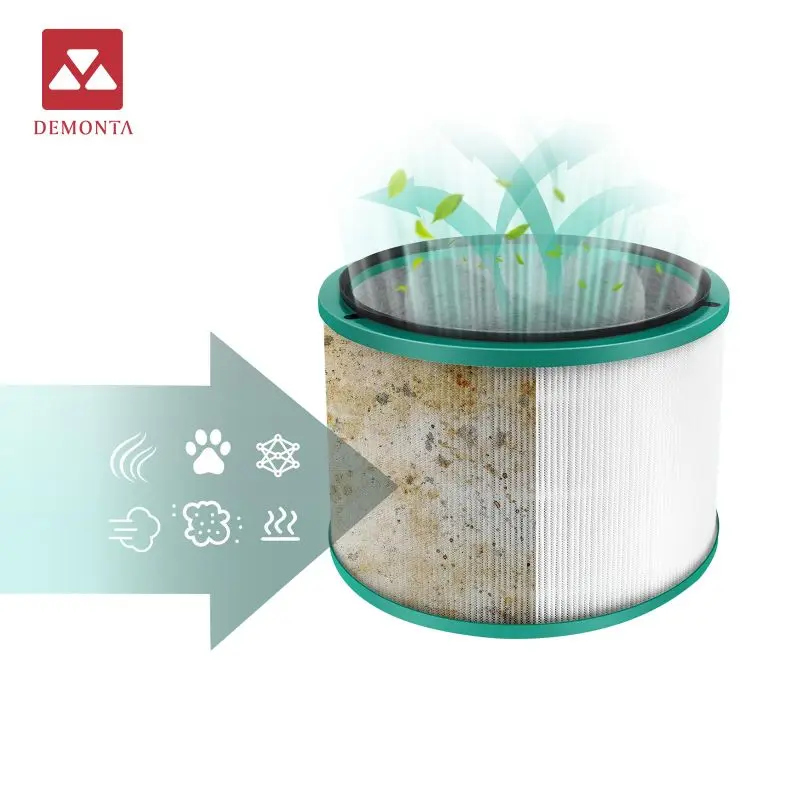 Air purifier hepa filters replacement parts fit for Dyson HP00/01/02/03/DP01/03 air purifier HEPA filter elements customized