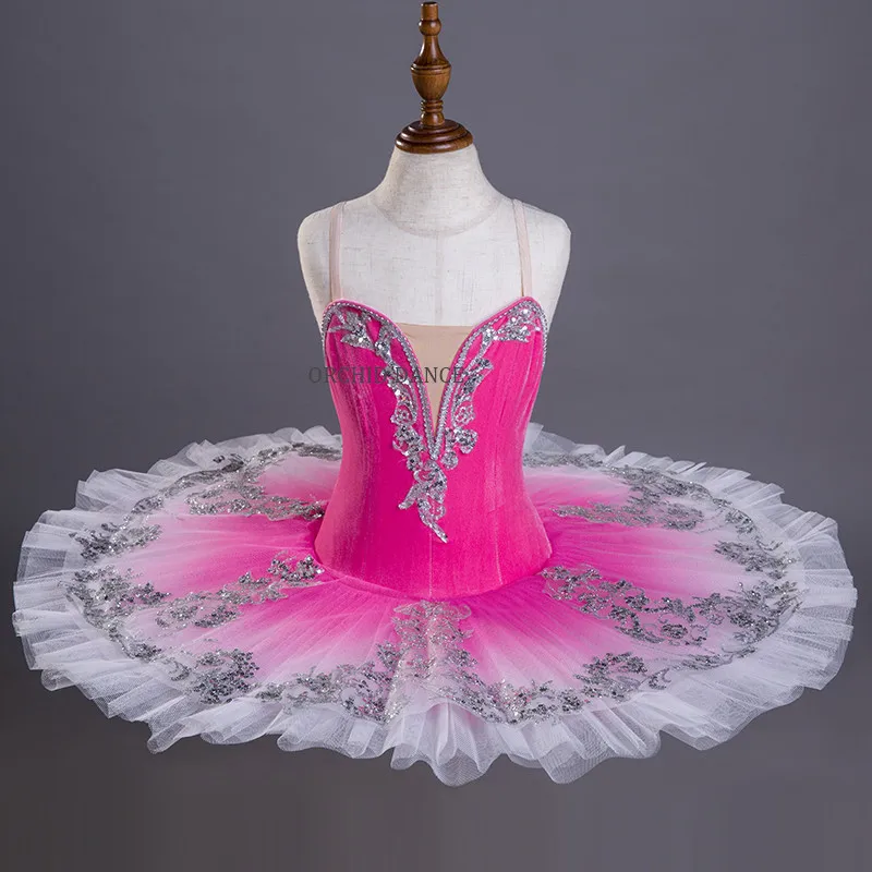 Professional Hot Sale High Quality Custom Size Cheap Pink Girls Children Kids Performance Ballet Costumes