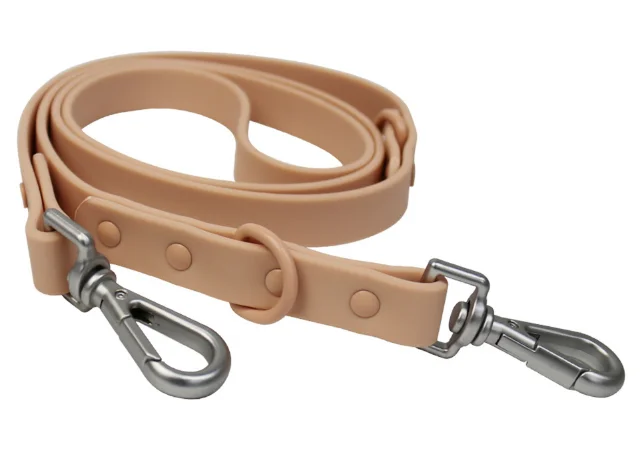 Pet Products Dog  Lead  Strong Heavy Duty Waterproof Rubber PVC Coated Fashion Dog Leash for Medium Large Dogs