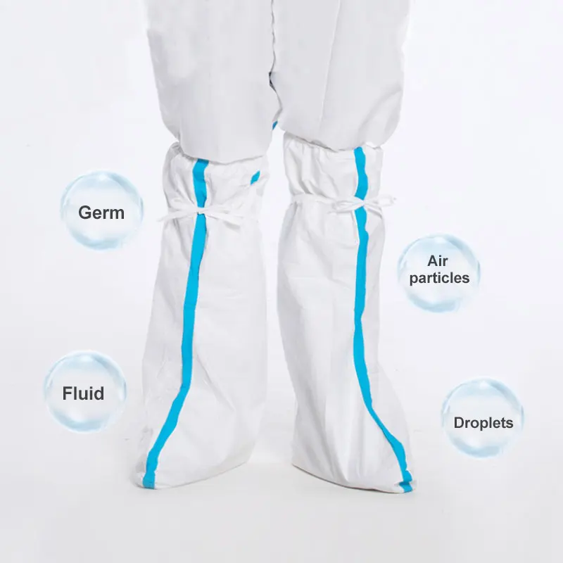 Hot sale 1pair durable waterproof boot covers thick plastic disposable rain shoe covers high-top boot