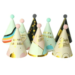 Creative INS birthday hat baby adult children birthday party supplies party hair bulb birthday cake paper hat