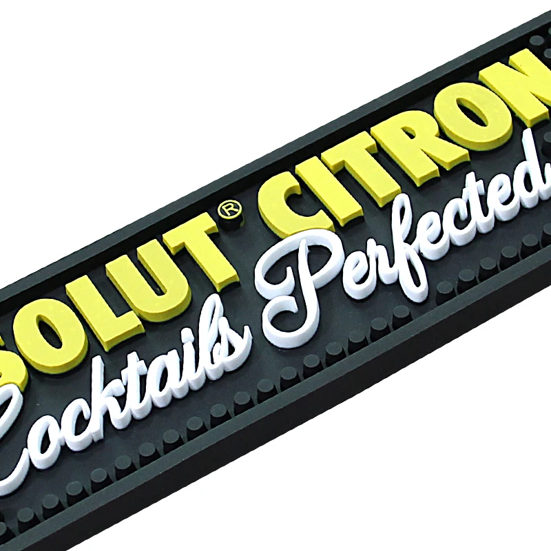Customized Personalized Rubber Bar Spill Mat Bar Counter Mat Silicone Bar Mat Rubber