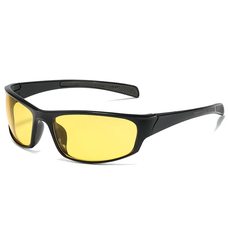 Cycling Sunglasses One Piece Bike Eyewear PC Lens Unbreakable Lightweight Sports Glasses