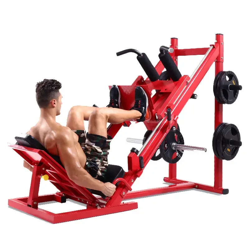 sports machine bodybuilding 45 linear leg press commercial gym equipment hack squat