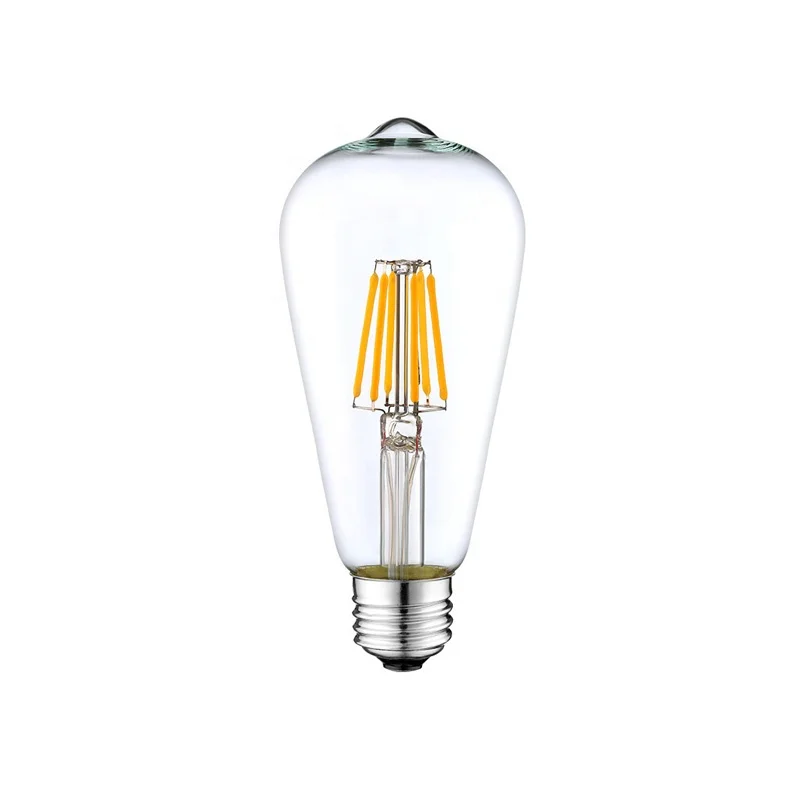 ST58 2W 4W 6W Dimmable LED Filament light 110V 220V B22 E27 E26 Edison Vintage led Glass bulb Replace 20W 40W Incandescent lamp