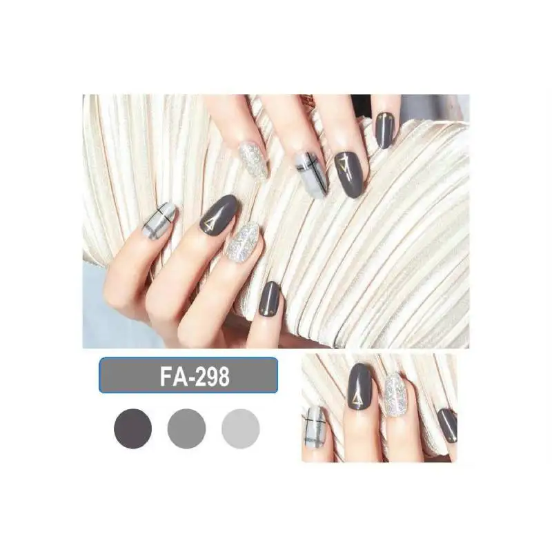 30pcs/box Short ballerina coffin solid color natural false nails full cover artificial acrylic nails false nails for DIY salon