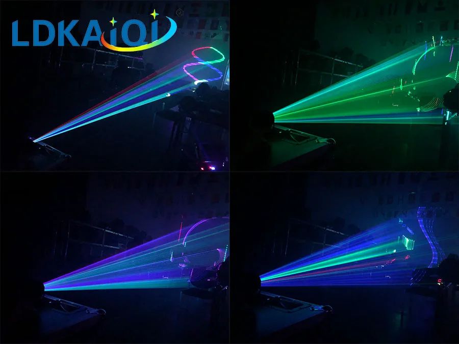 Professional laser show system 500mw RGB full color 3D laser stage light