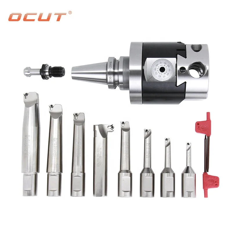 
Machine Tools Boring Tools BT30/BT40/BT50 NBH2084 Micro adjustable angle 0.01mm boring head set for CNC Center 