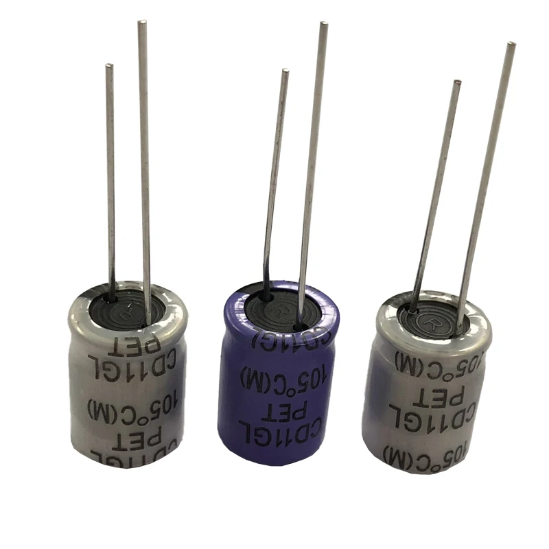 Custom Different Sleeve Color 500V 5.6uf Aluminum Electrolytic